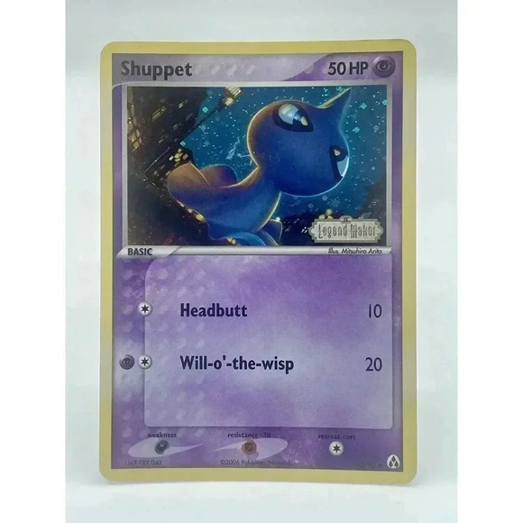 Shuppet 63/92 Reverse Holo 2006 EX Legend Maker Pokémon TCG LP See Description - Picture 2 of 9